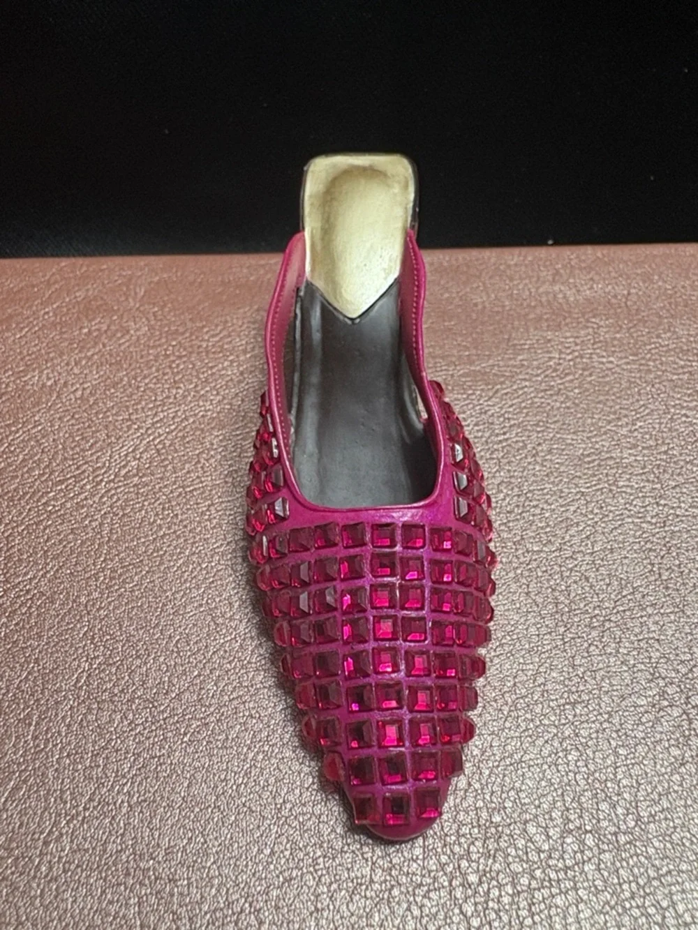 Just The Right Shoe Fuchsia Slingback Heels - Picture 4 of 5